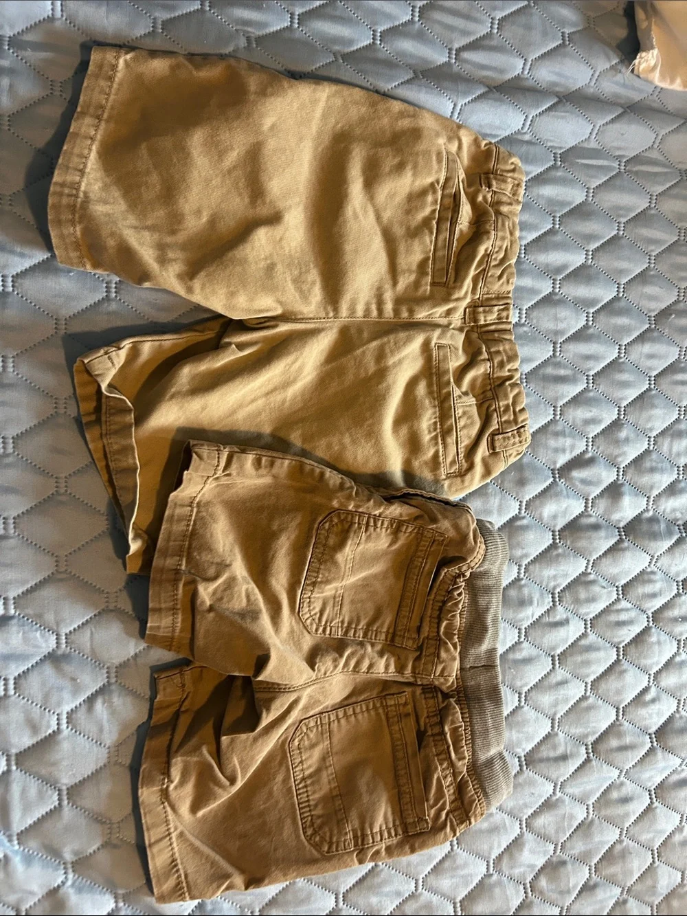 Place Boys Khaki/Tan Elastic Waist Shorts Pack